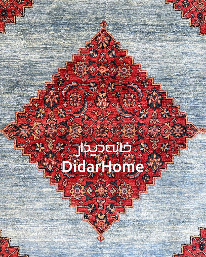 فرش دستباف بیجار طرح ترنجی چهار متری