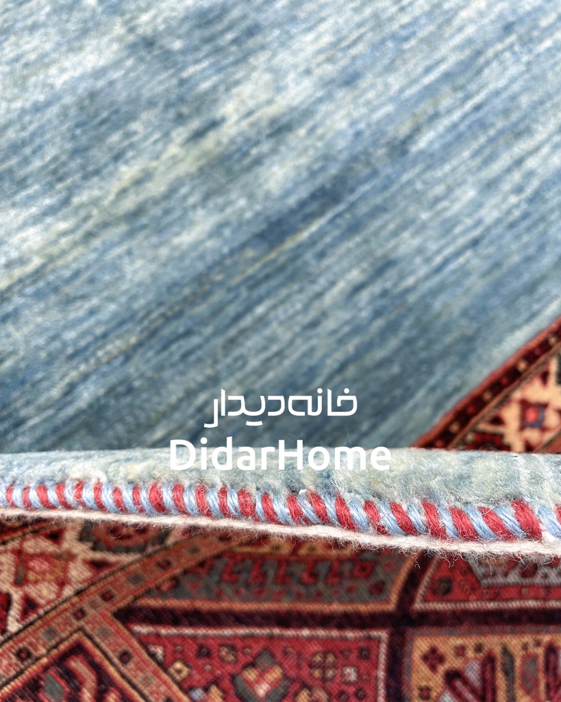 فرش دستباف قشقایی طرح ترنجی شش متری