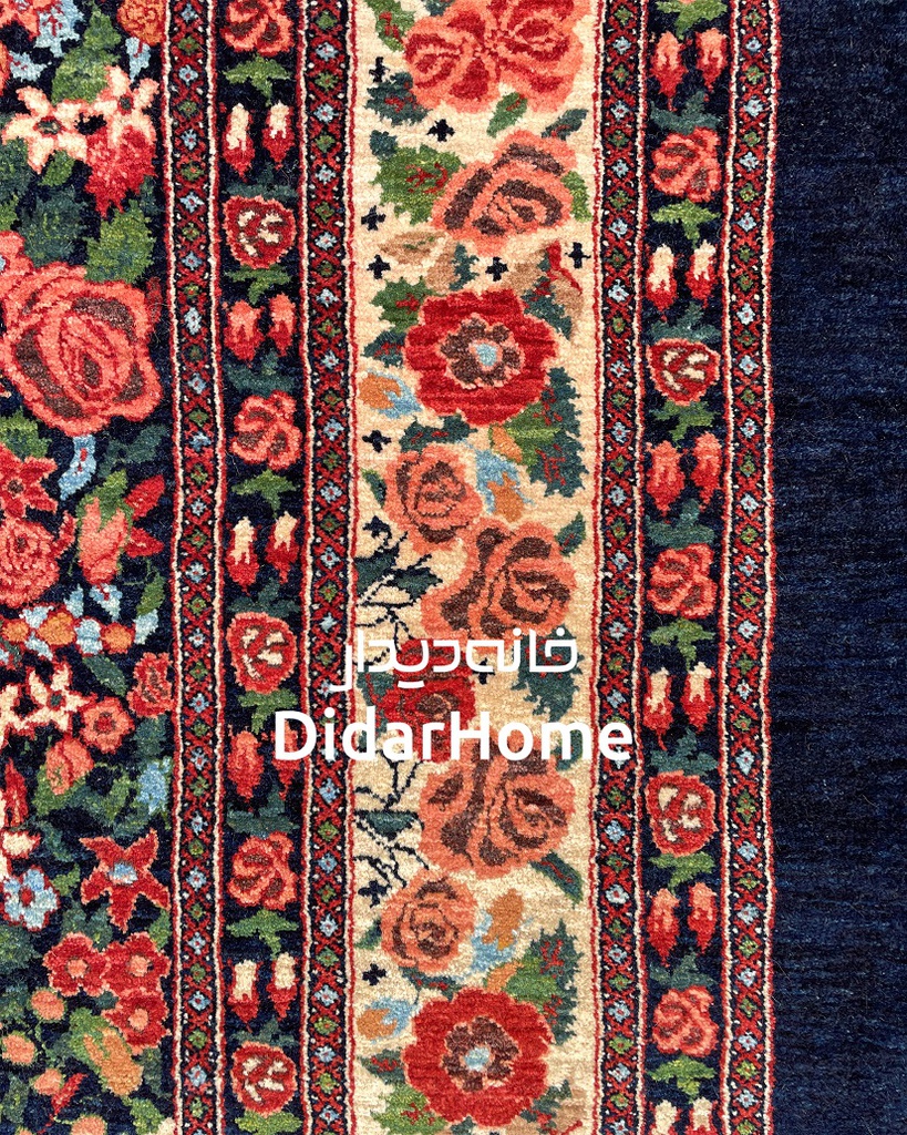 فرش دستباف بیجار طرح افشان شش متری