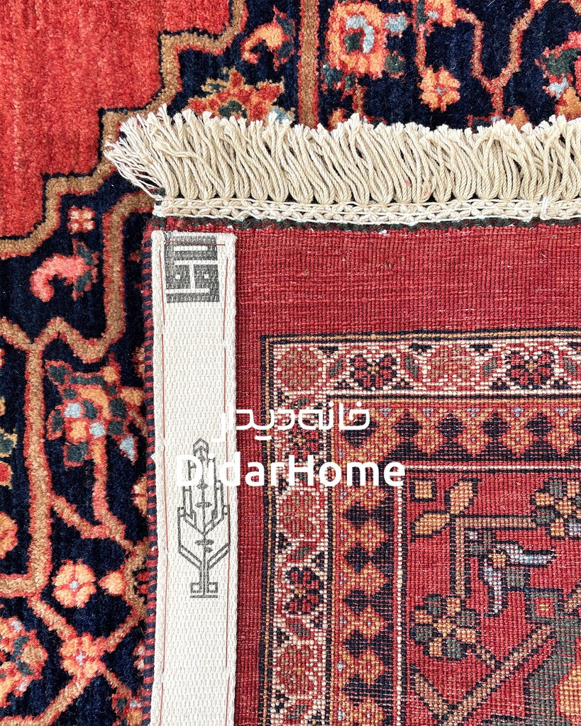 فرش دستباف بیجار طرح ترنجی شش متری