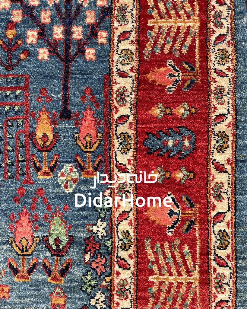 فرش دستباف بیجار طرح افشان شش متری