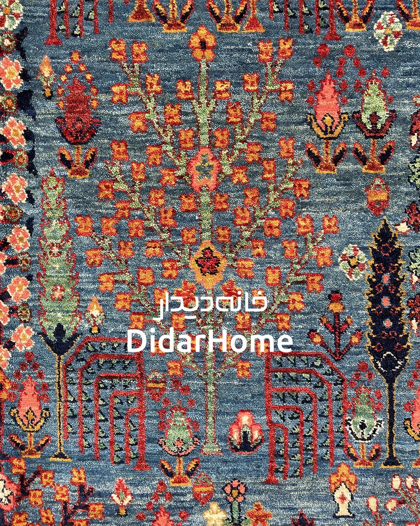 فرش دستباف بیجار طرح افشان شش متری