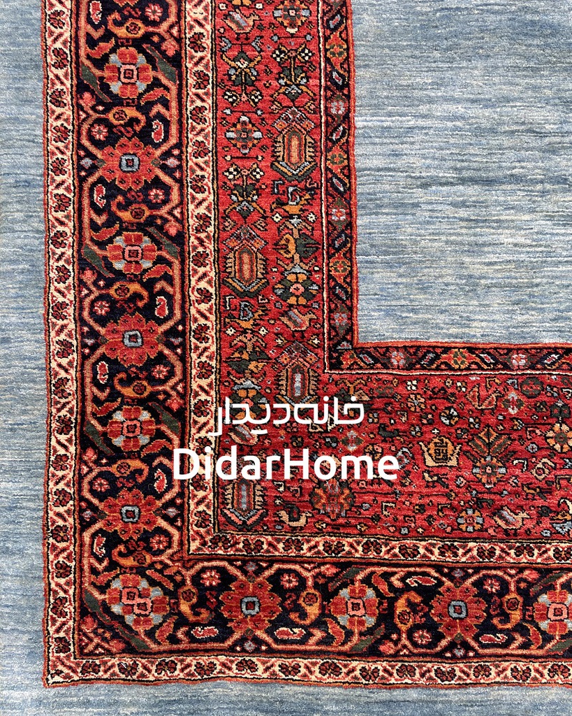 فرش دستباف قشقایی طرح ترنجی چهار متری