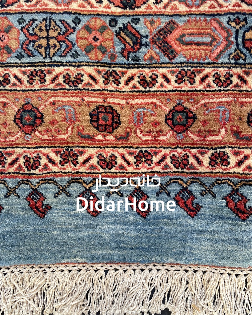 فرش دستباف قشقایی طرح کفساده شش متری