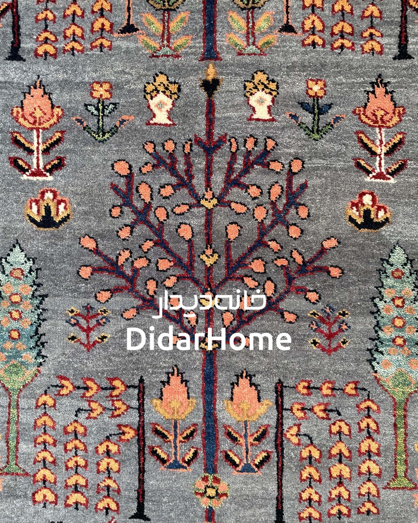 فرش دستباف محل طرح افشان چهار متری