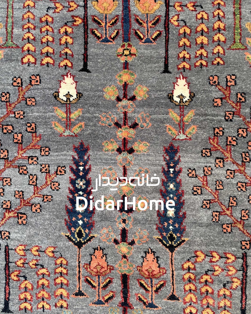 فرش دستباف محل طرح افشان چهار متری