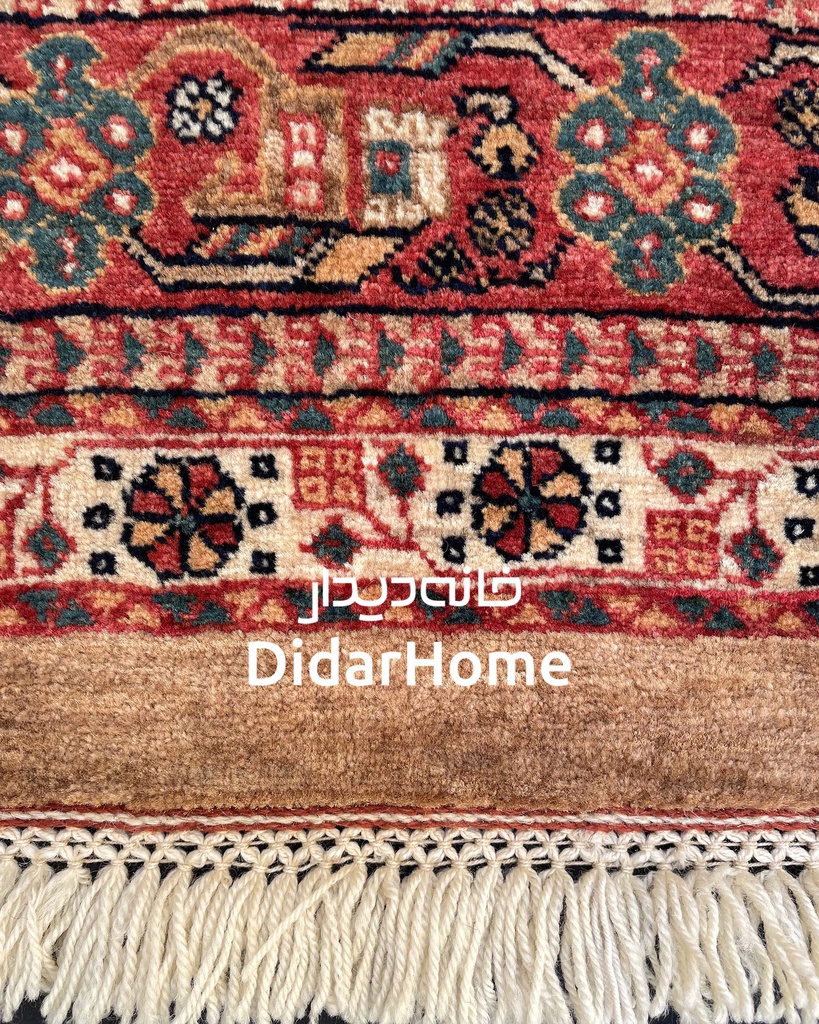 فرش دستباف قشقایی طرح خشتی نه متری