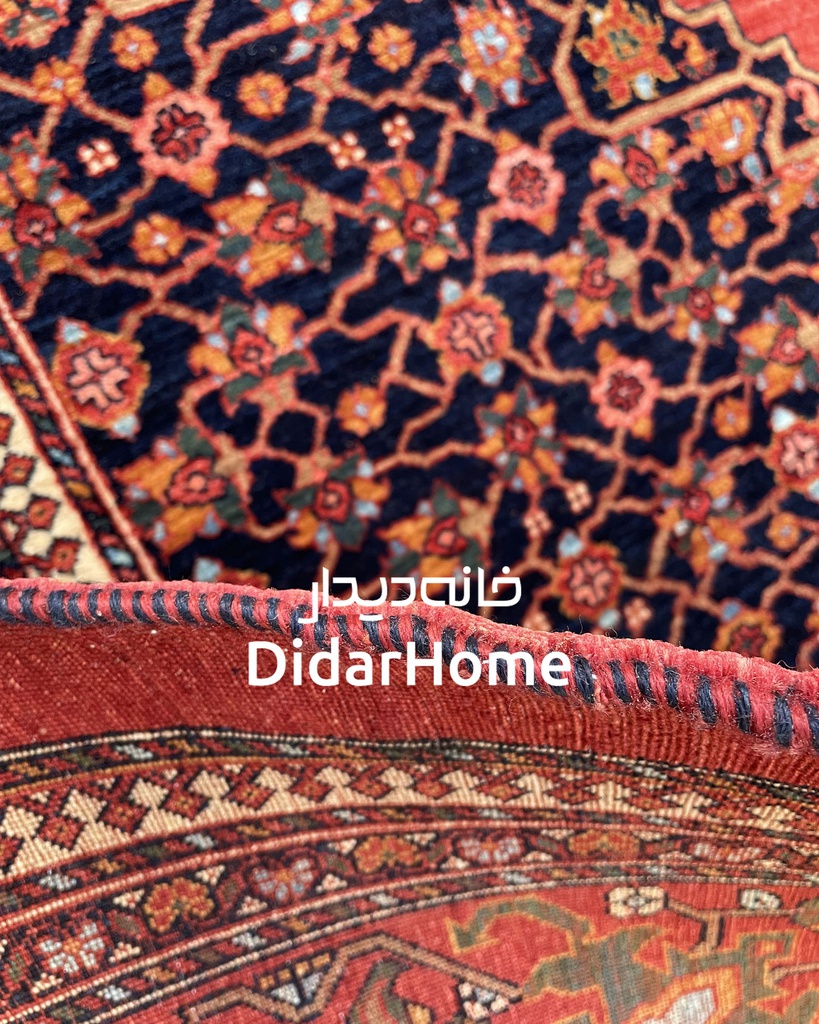 فرش دستباف بیجار طرح ترنجی نه متری