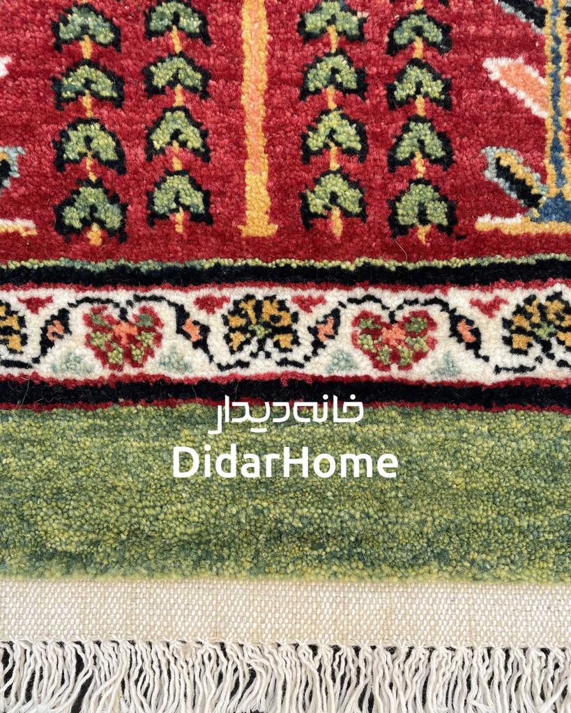 فرش دستباف محل طرح افشان نه متری