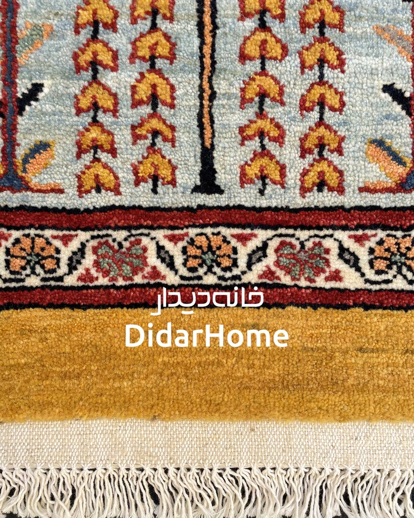 فرش دستباف محل طرح افشان نه متری