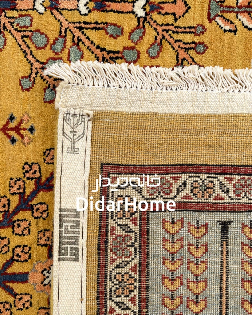 فرش دستباف محل طرح افشان نه متری