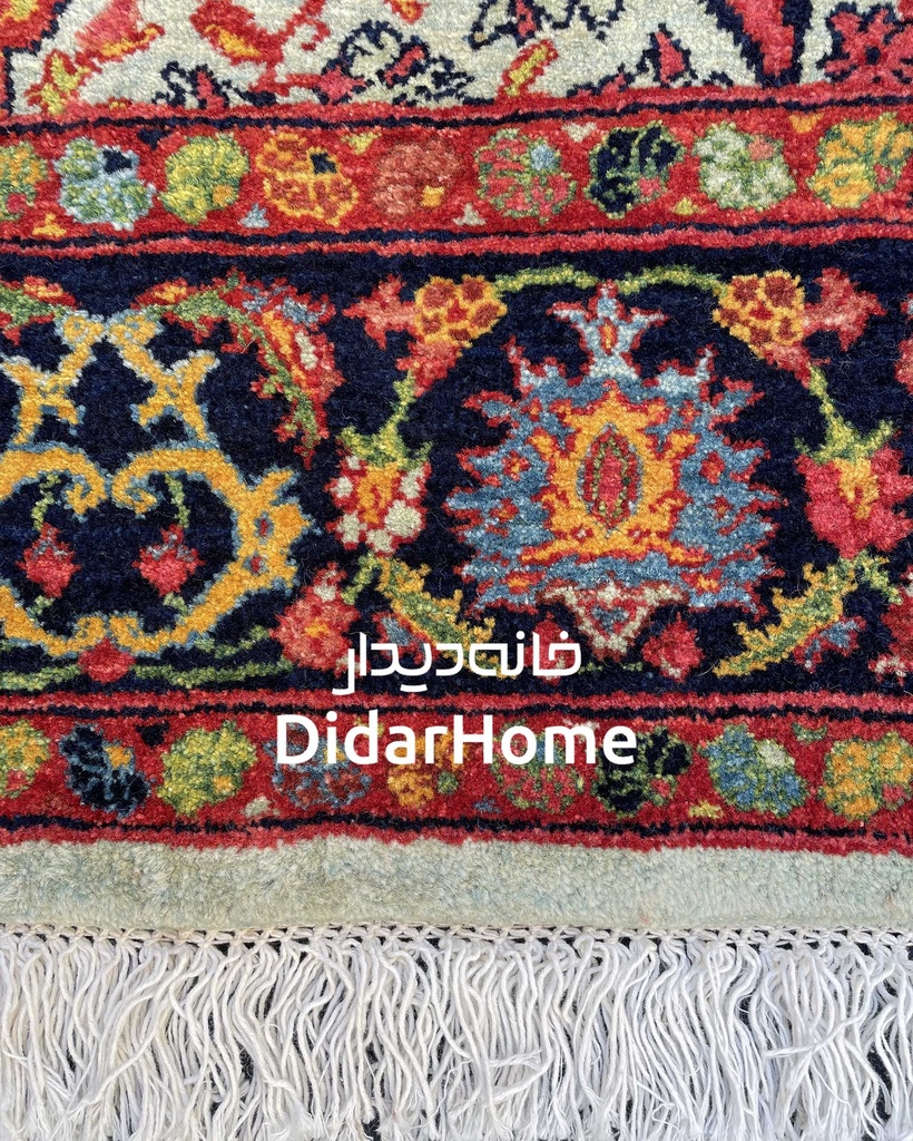 فرش دستباف گروس طرح افشان ذرع و نیم