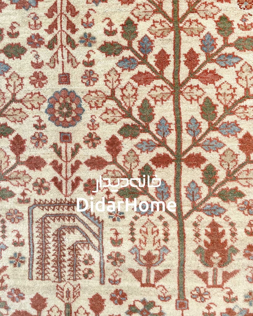 فرش دستباف سلطان آباد طرح افشان سه متری