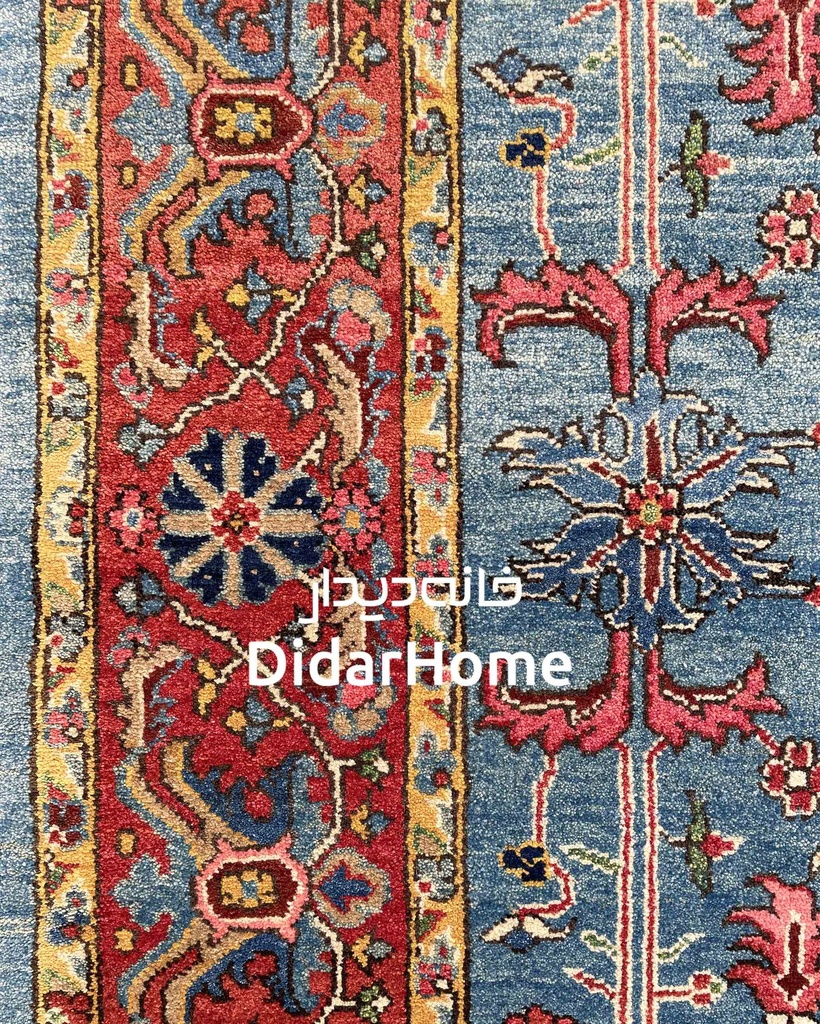 فرش دستباف هریس طرح افشان چهار متری