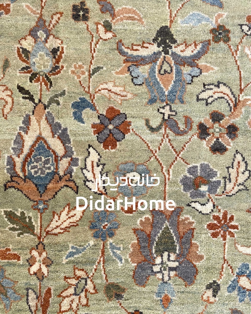 فرش دستباف سلطان آباد طرح افشان شش متری