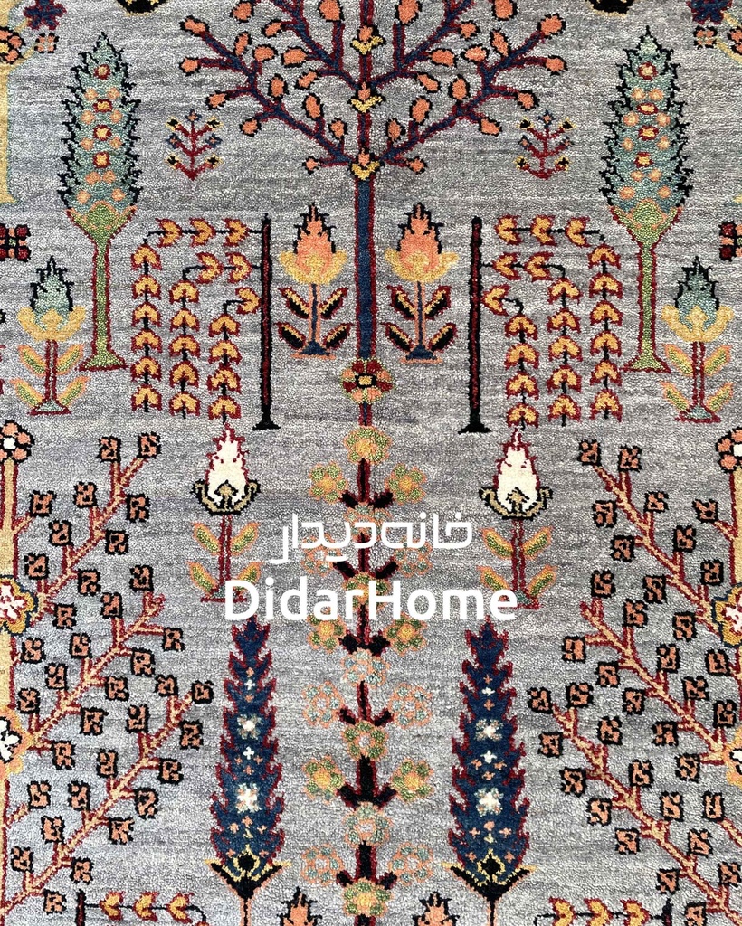 فرش دستباف محل طرح افشان شش متری