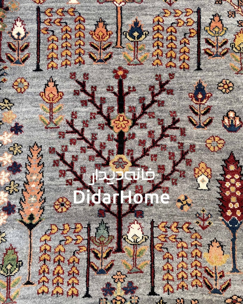 فرش دستباف محل طرح افشان شش متری