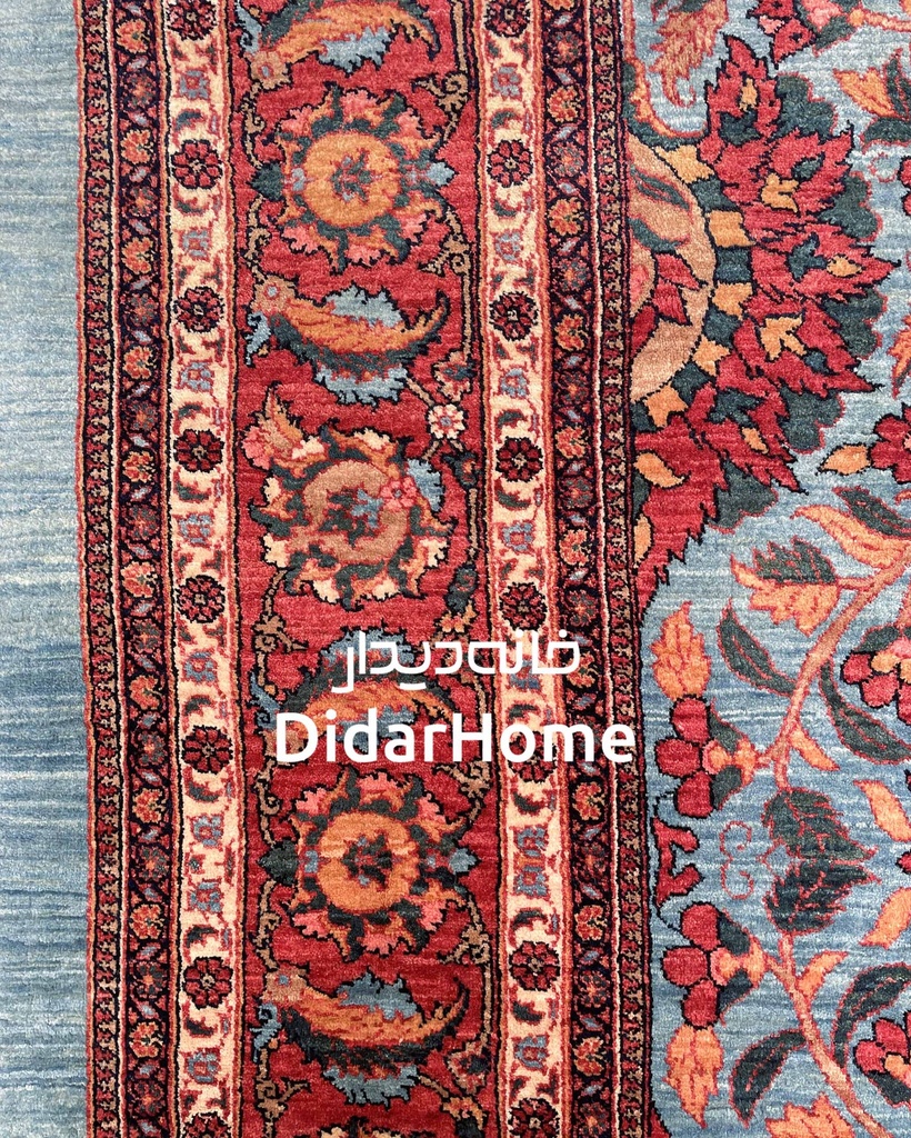 فرش دستباف بیجار طرح افشان شش متری