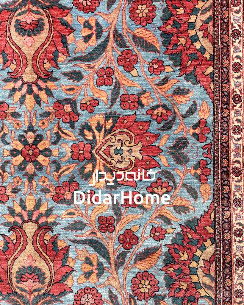 فرش دستباف بیجار طرح افشان شش متری