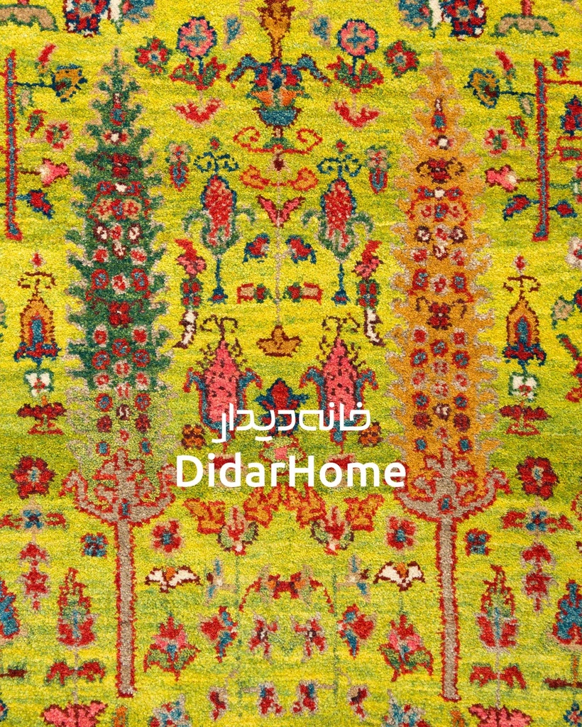 فرش دستباف گروس طرح افشان چهار متری