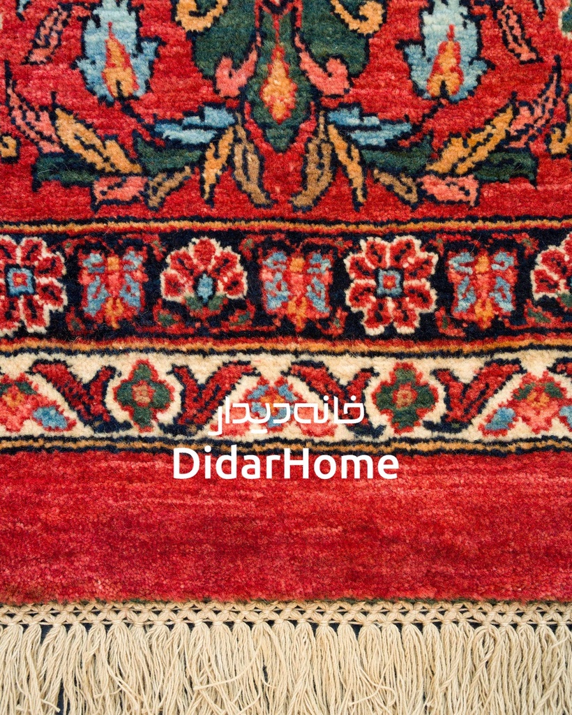 فرش دستباف بیجار طرح ترنجی نه متری