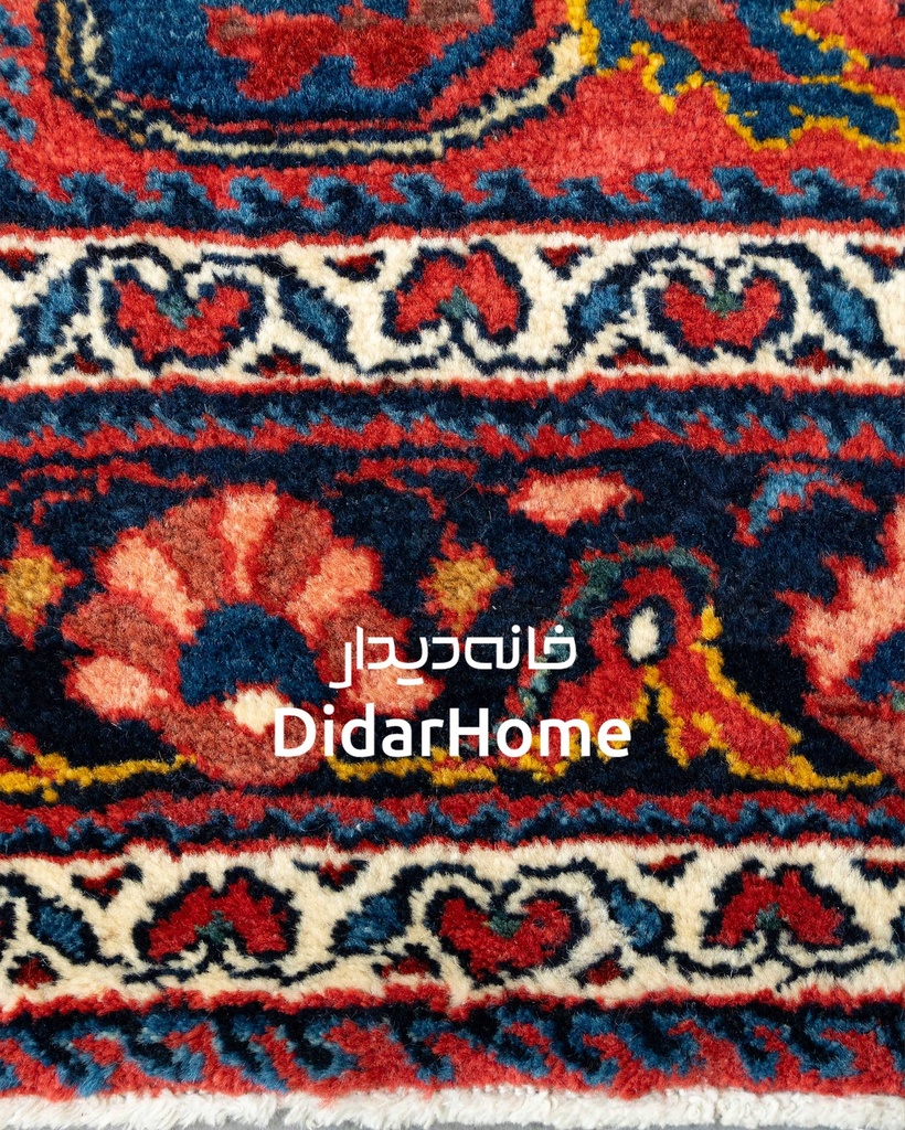 فرش دستباف آنتیک لیلیان طرح افشان سه متری