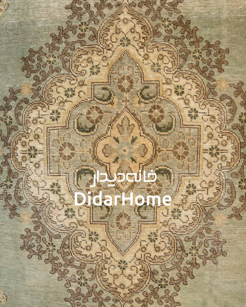 فرش دستباف مدرن تبریز طرح ترنجی چهار متری