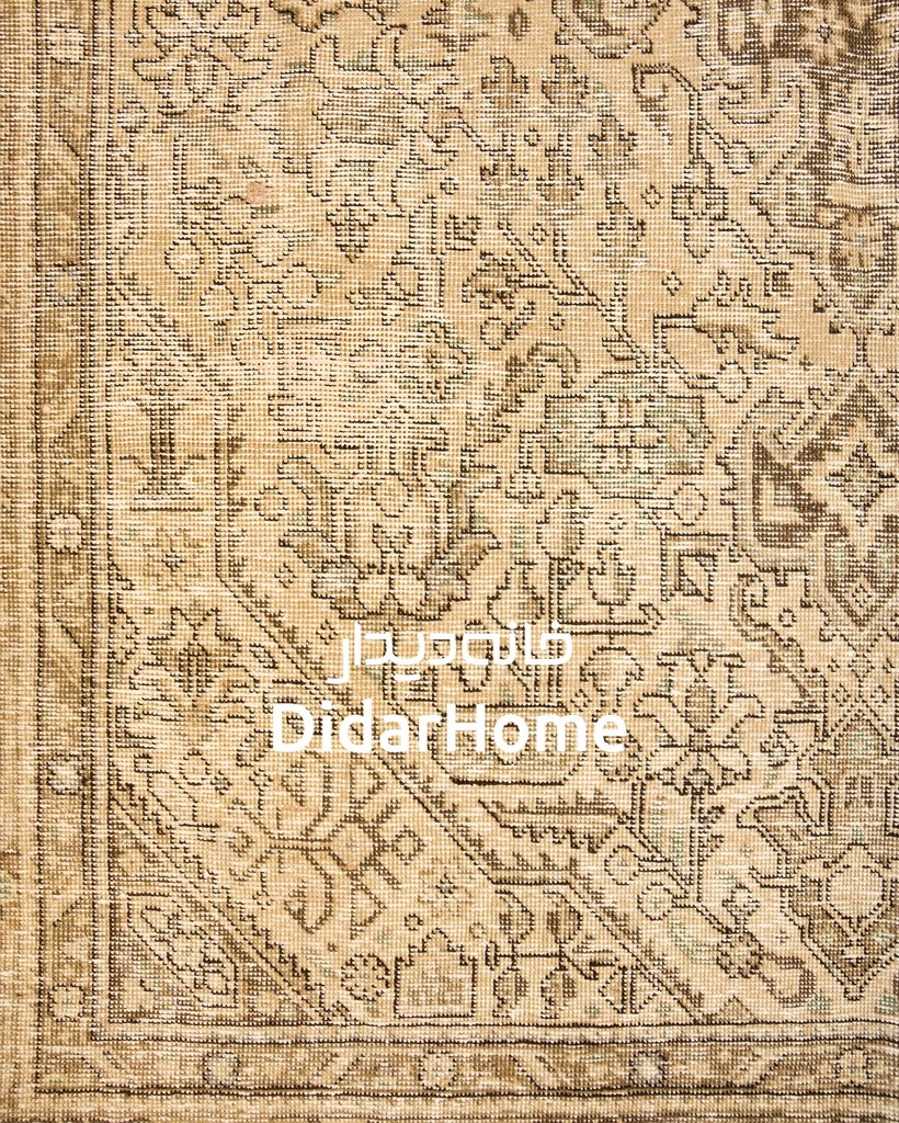 فرش دستباف مدرن تبریز طرح ترنجی شش متری