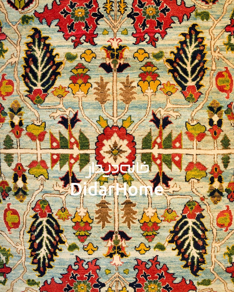 فرش دستباف هریس طرح افشان شش متری