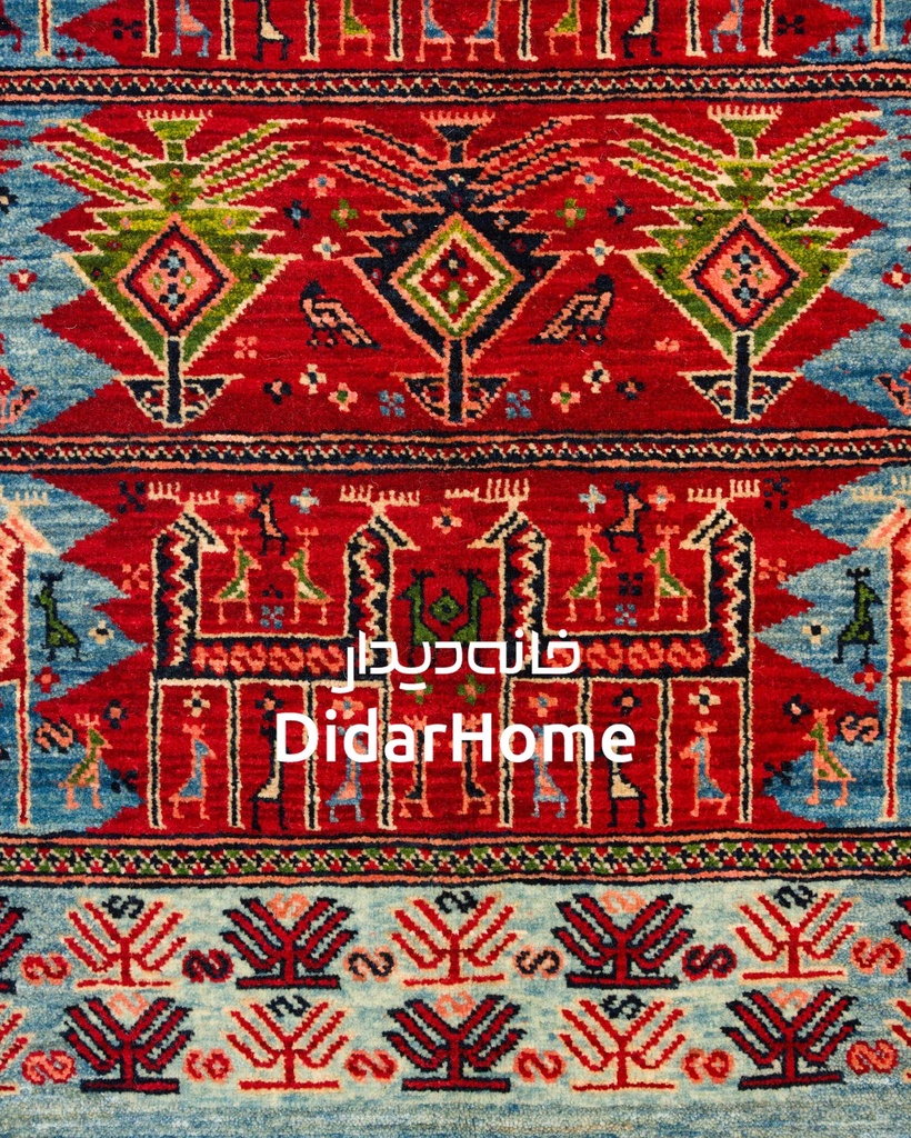 فرش دستباف قشقایی ذرع و نیم