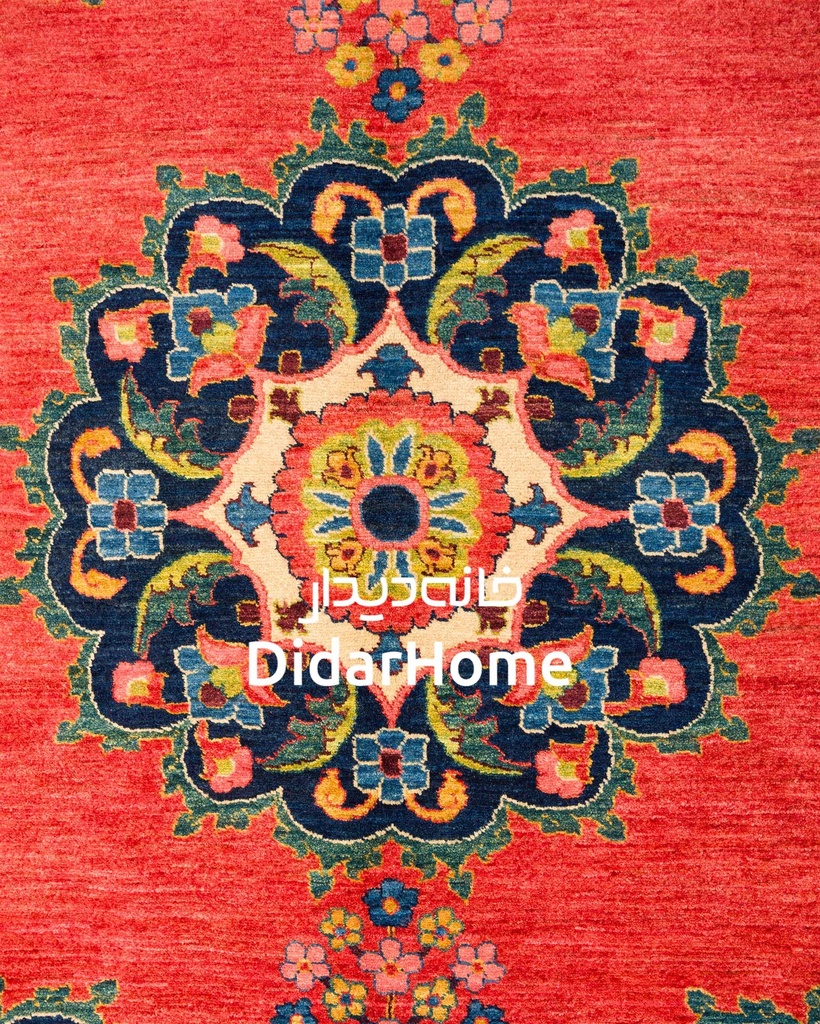 فرش دستباف بیجار طرح ترنجی سه متری