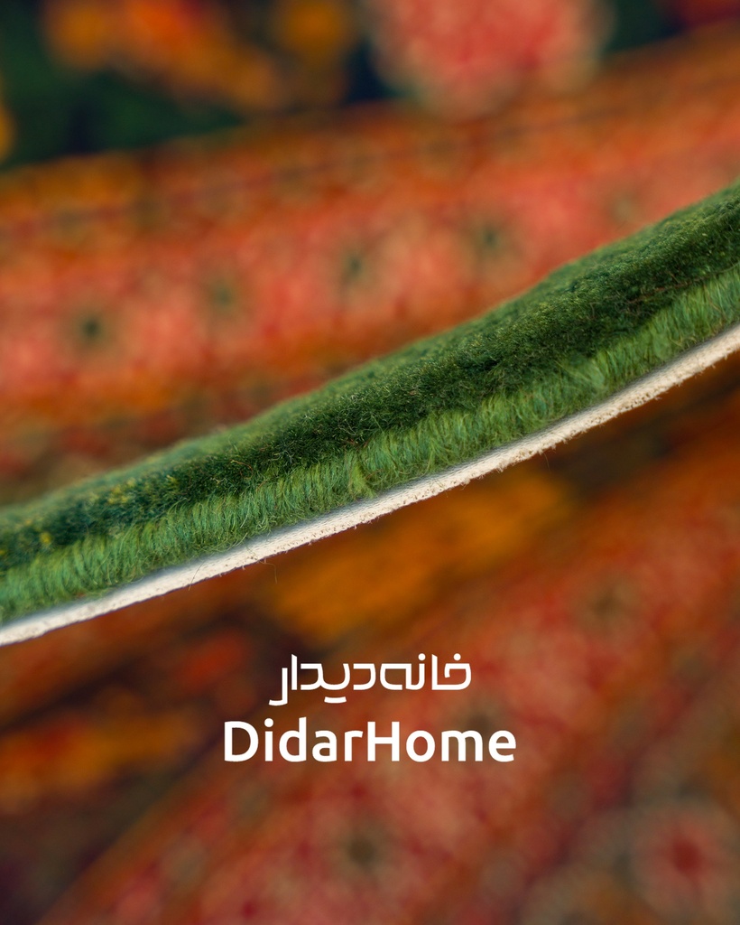 فرش دستباف قشقایی طرح کفساده ذرع و نیم