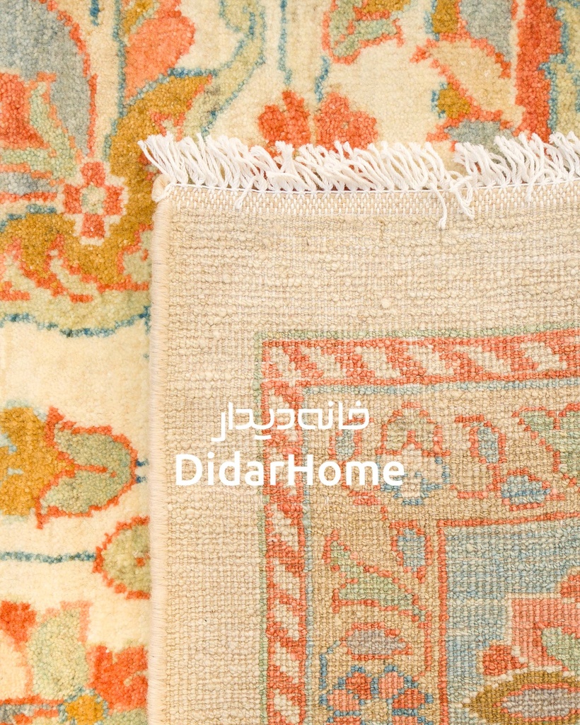 فرش دستباف سلطان آباد طرح افشان نه متری