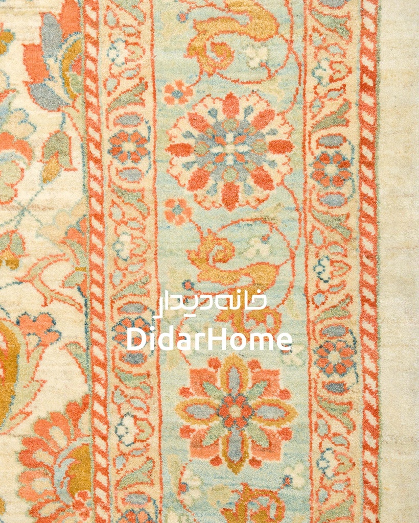 فرش دستباف سلطان آباد طرح افشان نه متری