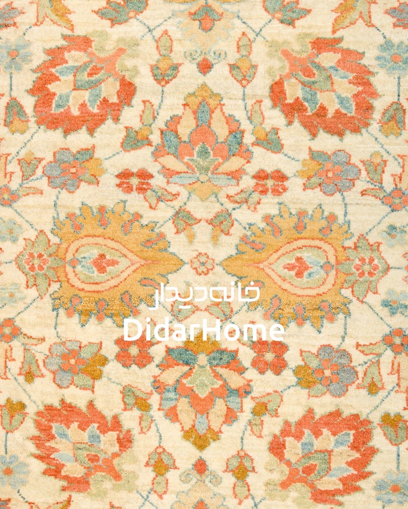 فرش دستباف سلطان آباد طرح افشان نه متری