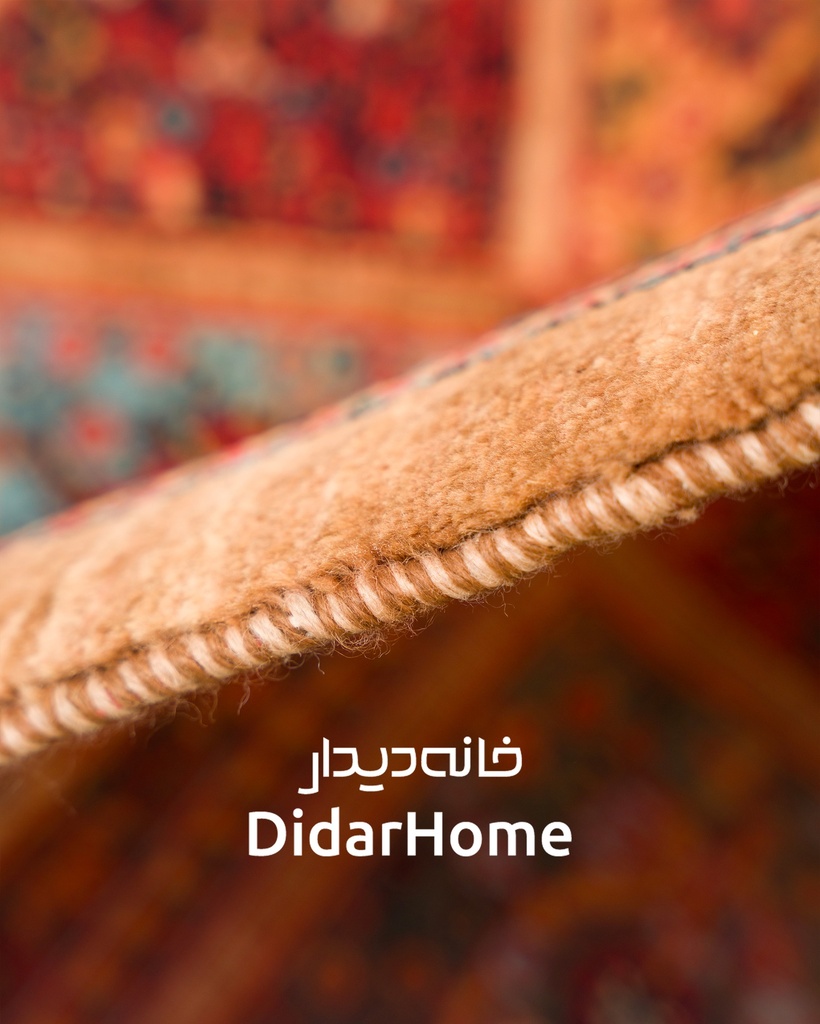 فرش دستباف قشقایی طرح خشتی شش متری