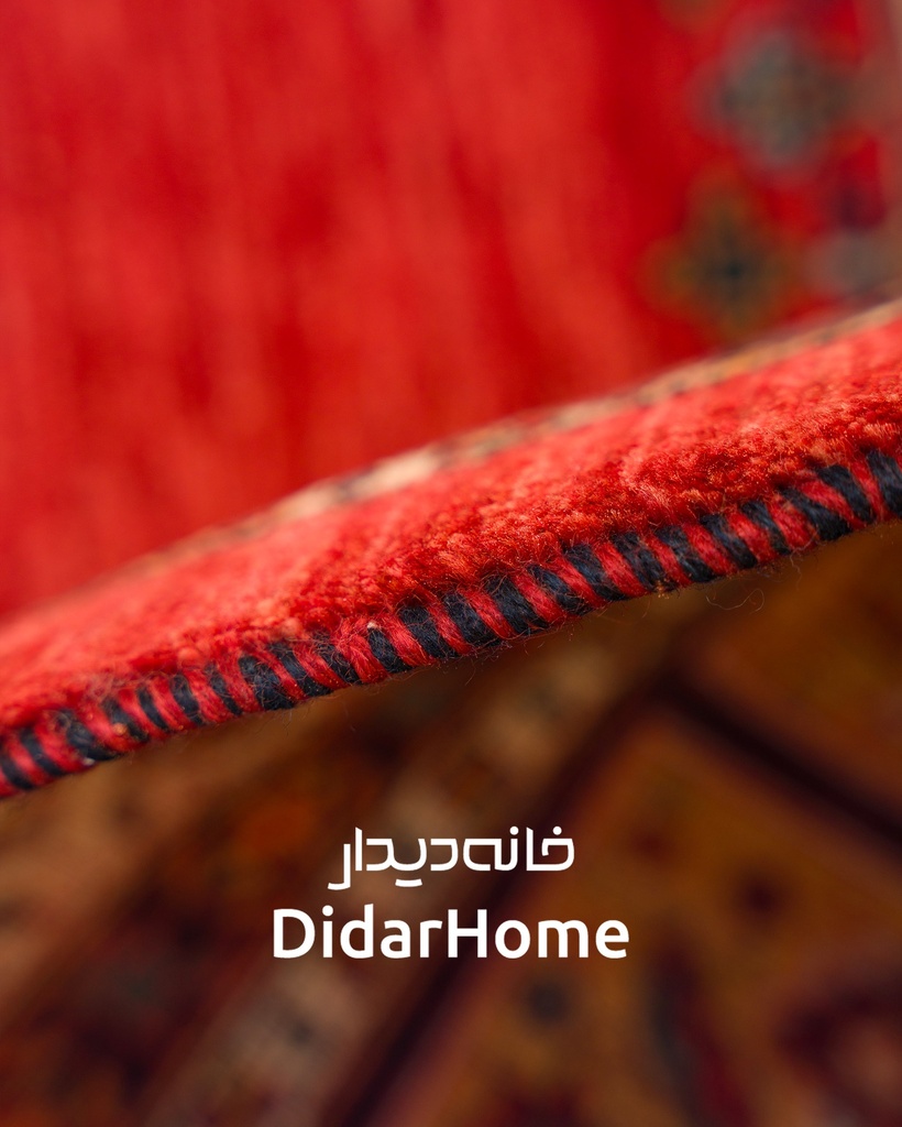 فرش دستباف قشقایی طرح کفساده چهار متری