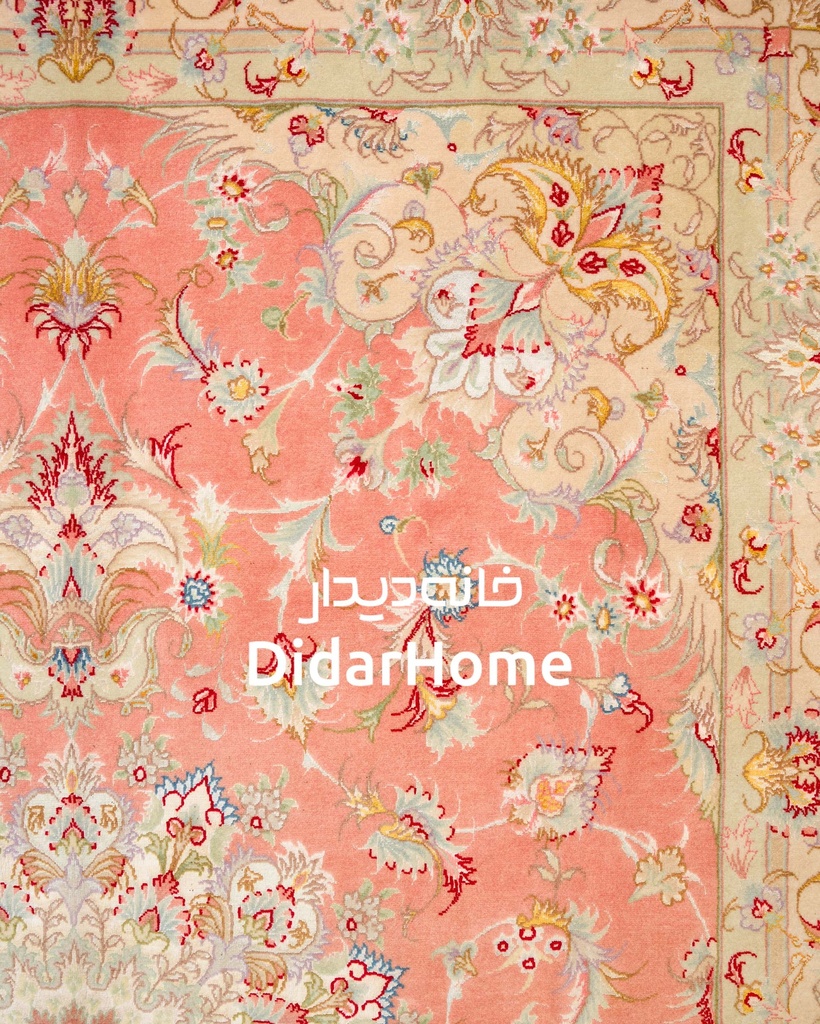 فرش دستباف تبریز طرح بهشتی ۵۰ رج سه متری