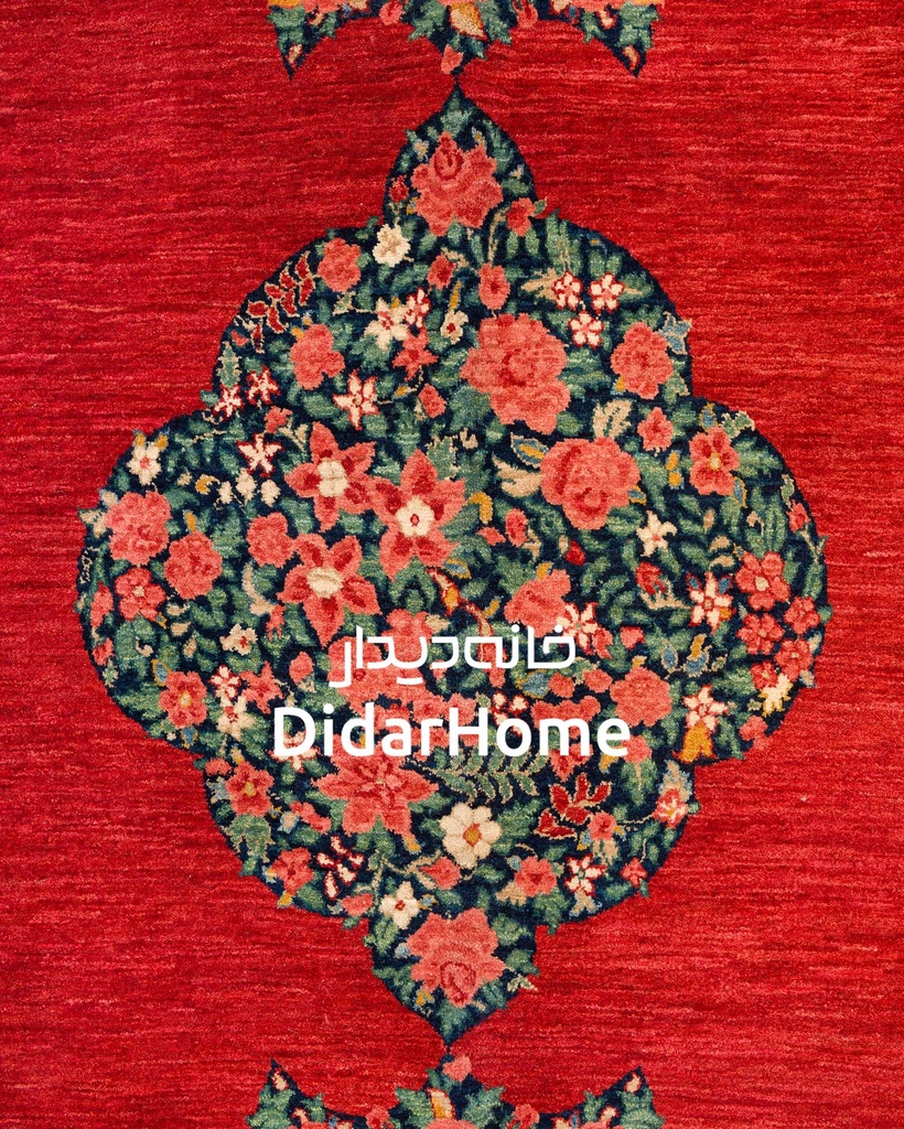 فرش دستباف بیجار طرح ترنجی نه متری