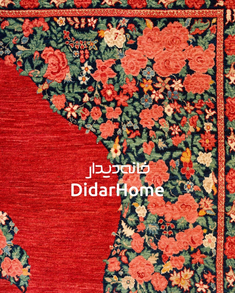 فرش دستباف بیجار طرح ترنجی نه متری