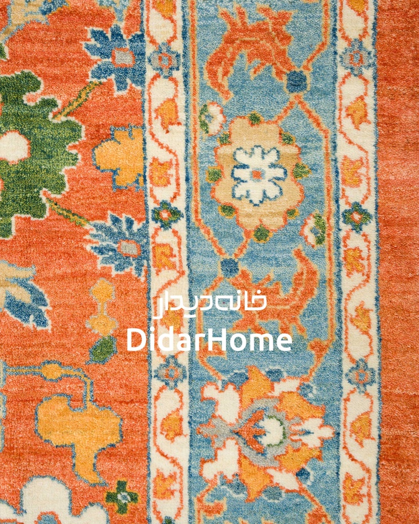 فرش دستباف هریس طرح افشان شش متری