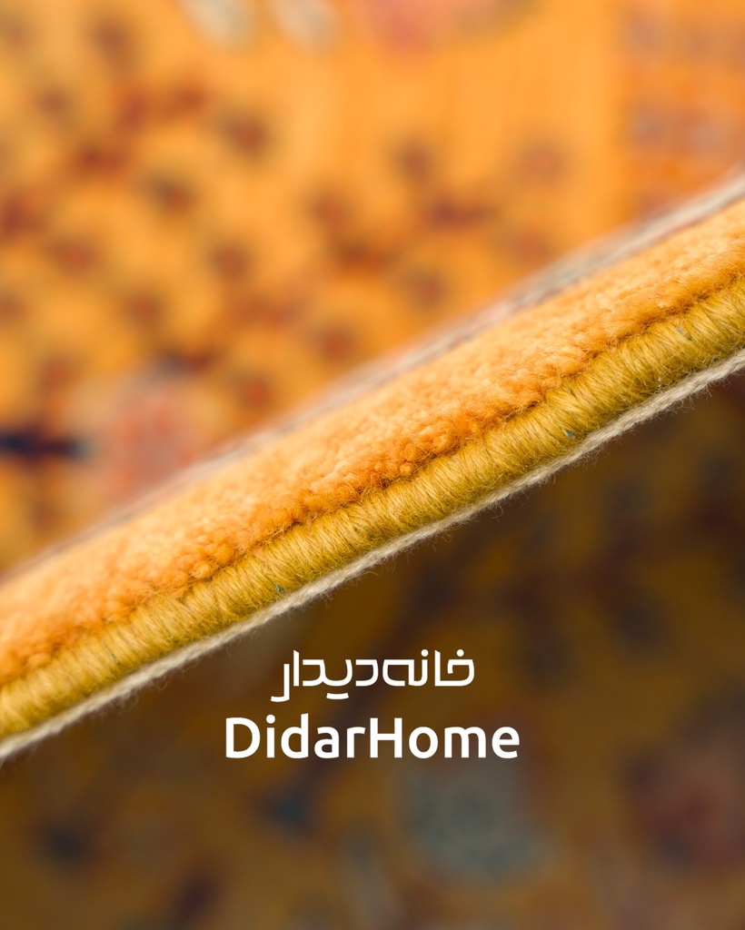 فرش دستباف محل طرح درخت زندگی شش متری