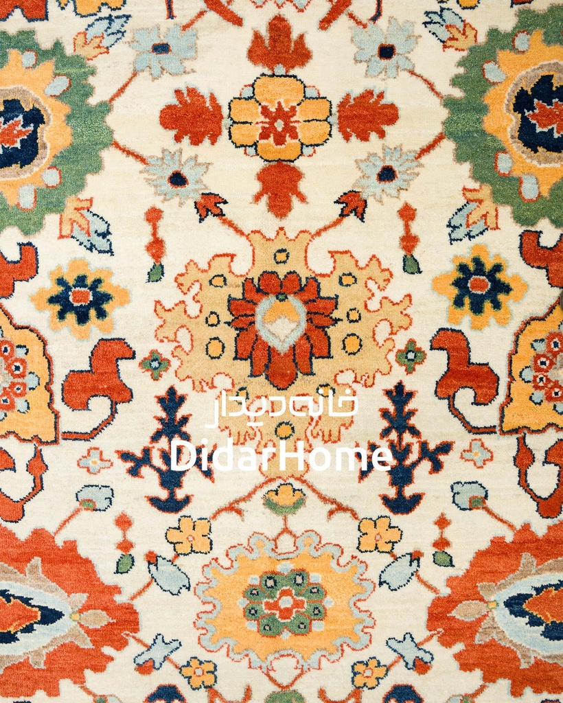 فرش دستباف هریس طرح افشان شش متری