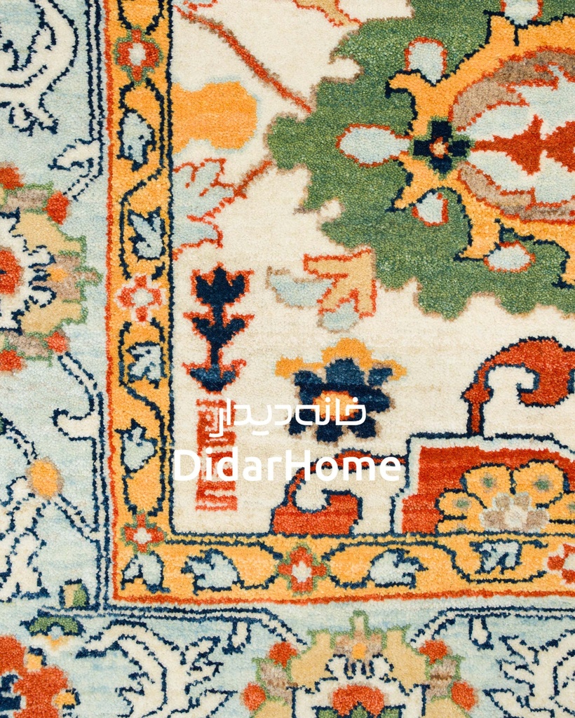 فرش دستباف هریس طرح افشان شش متری