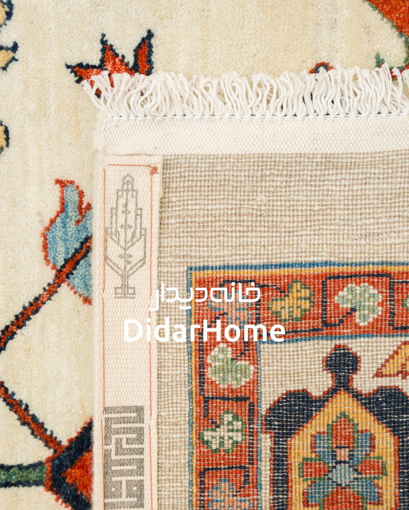 فرش دستباف هریس طرح افشان نه متری