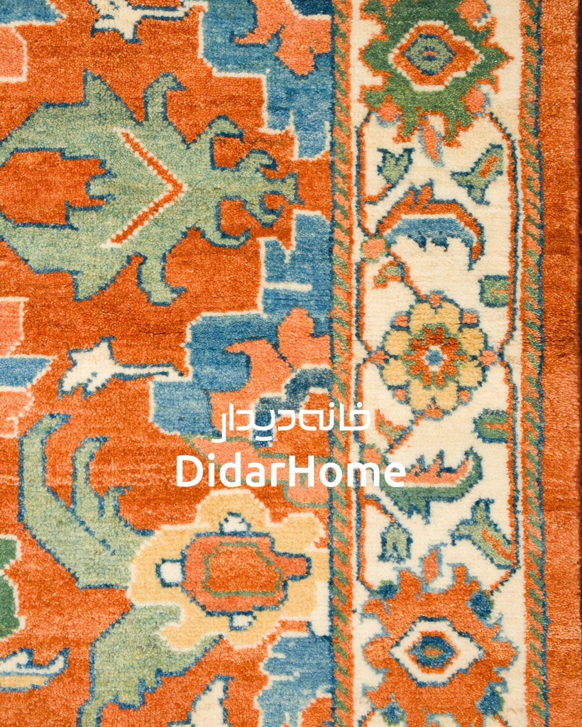 فرش دستباف هریس طرح افشان چهار متری
