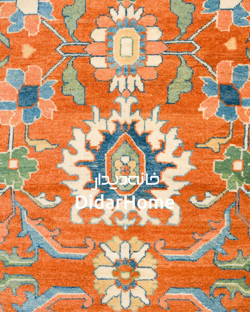 فرش دستباف هریس طرح افشان چهار متری