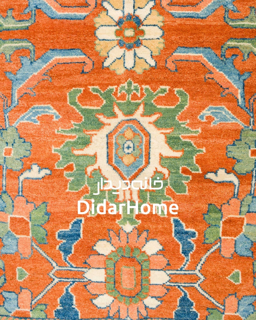 فرش دستباف هریس طرح افشان چهار متری