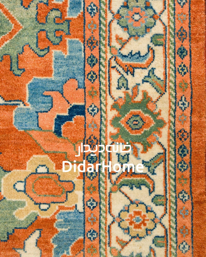 فرش دستباف هریس طرح افشان شش متری