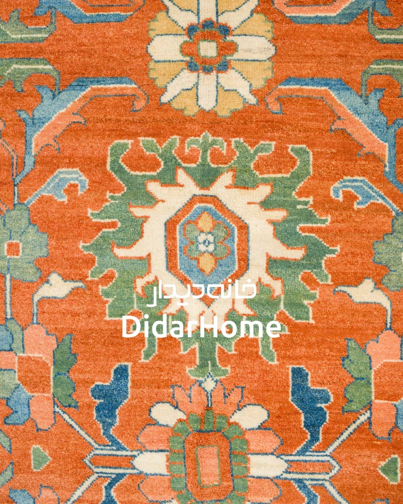 فرش دستباف هریس طرح افشان شش متری